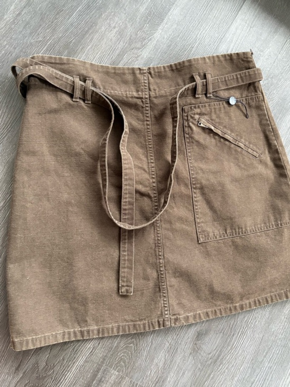 BURBERRY LONDON brown denim skirt size 14